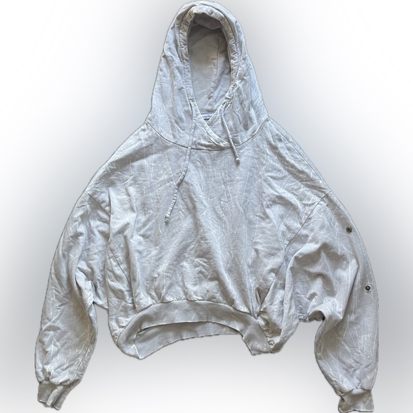 Young Fabulous & Broke Tops - Young Fabulous & Broke Light Gray Hoodie